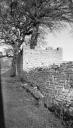 Paul Nash, ‘Black and white negative, a gazebo and a stone wall, Whitecliff Manor Farm’ [c.1933–5]