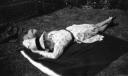 Paul Nash, ‘Black and white negative, Alice Daglish on the lawn, Eldon Road’ [c.1936–9]