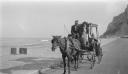 Paul Nash, ‘Black and white negative, Margaret on donkey and trap, Gibraltar’ 1934