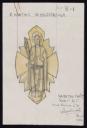 Alan L. Durst, ‘Design depicting Magistas Christi (Magistas Domini), St Martin’s Church, Middlesborough’ April 1952