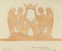 Alan L. Durst, ‘Design for angels on reredos, Chorley Church, Lancashire’ 11 August 1928