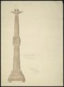 Alan L. Durst, ‘Design for paschal candlestick, St John’s Church, Newbury’ March 1955