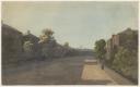 Algernon Newton, ‘Sketch ‘London street scene, with trees’’ [c.1925]