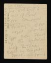 Duncan Grant, recipient: Vanessa Bell, ‘Postcard from D.G. [Duncan Grant] to Vanessa Bell’ [6 October 1921]