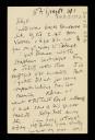 Duncan Grant, recipient: Vanessa Bell, ‘Postcard from D. [Duncan Grant] to Vanessa Bell’ 5 July [1940]