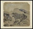 David Jones, ‘Drawing of a leopard and tiger’ 1901–2
