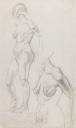 David Jones, ‘Study of two female nudes’ 1919–21