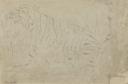 David Jones, ‘Drawing of a tiger’ [c.1902–3]