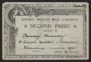 Scholar’s Magazine, recipient: Bernard Meninsky, ‘Scholar’s magazine prize competition second prize’ 1903