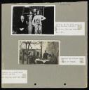 Anonymous, ‘Two mounted photographs of Bernard Meninsky taken with friends with captions’ [1920s]