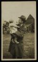 Anonymous, ‘Photograph of Bernard Meninsky with his infant son’ [1920]