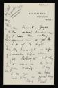 Paul Nash, recipient: Margaret Nash, ‘Letter from Paul Nash to Margaret Odeh’ 9 May 1913