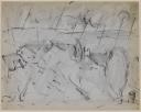 Josef Herman, ‘Sketch of Ystradgynlais in the rain’ [c.1947–8]