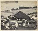 Josef Herman, ‘Sketch of Ystradgynlais, village and tip’ [1948]