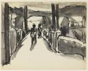 Josef Herman, ‘Sketch of figures on the bridge’ [1948]