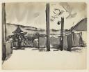 Josef Herman, ‘Sketch of the bridge in Ystradgynlais’ [1948]