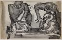 Josef Herman, ‘Sketch of three sheep shearers, Ystradgynlais’ [c.1946–7]