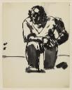 Josef Herman, ‘Sketch of a kneeling miner’  [1951]