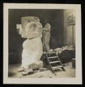 Anonymous, ‘Photograph of Jacob Epstein working on his sculpture ‘Adam’’ [c.1938–9]