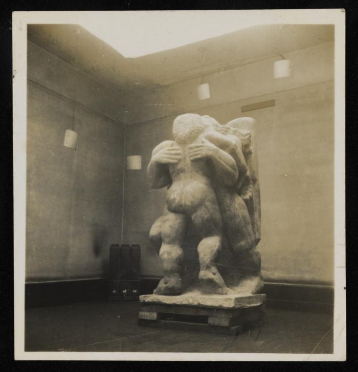 ‘Photograph of ‘Jacob and the Angel’ by Jacob Epstein’, Anonymous, [c ...