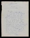 Sir William Nicholson, recipient: Ben Nicholson OM, ‘Letter to Ben Nicholson from his father William, originally enclosed with money’ 5 June 1934
