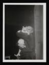 Anonymous, ‘Photograph of Ben Nicholson holding a white cat inside a house in Chy-an-Kerris, Carbis Bay’ [1942–55]