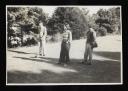 Anonymous, ‘Photographs of Herbert Read, Margaret Gardiner and Ben Nicholson at Little Park Owles, Carbis Bay’ [c.1950s]