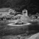 John Piper, ‘Photograph of the lake at Sezincote Estate, Gloucestershire’ [c.1930s–1980s]
