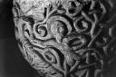John Piper, ‘Photograph of detail of a font at St Mary Magdalene’s Church in Eardisley, Herefordshire’ [c.1930s–1980s]