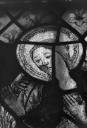 John Piper, ‘Photograph of detail of a stained glass window in a church in Twycross, Leicestershire’ [c.1930s–1980s]