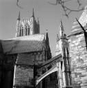 John Piper, ‘Photograph of detail of Lincoln Cathedral and Chapter House in Lincolnshire’ [c.1930s–1980s]