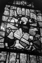 John Piper, ‘Photograph of detail of stained glass window depicting the Resurrection at St Mary the Virgin and St Nicholas’ Church in Wrangle, Lincolnshire’ [c.1930s–1980s]