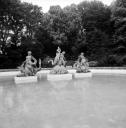 John Piper, ‘Photograph of sculptures at Waddesdon Manor, Buckinghamshire’ [c.1930s–1980s]
