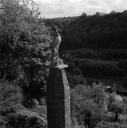 John Piper, ‘Photograph of a garden sculpture in the garden of a house on Church Hill, Ironbridge, Telford, Shropshire’ [c.1930s–1980s]