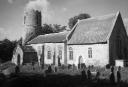 John Piper, ‘Photograph of St Margaret’s Church in Syleham, Suffolk’ [c.1930s–1980s]