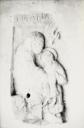 John Piper, ‘Photograph of stone carving of the Mother and Child at St John the Baptist Church in Inglesham, Wiltshire’ [c.1930s–1980s]