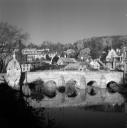 John Piper, ‘Photograph overlooking Bradford on Avon and bridge, Wiltshire’ [c.1930s–1980s]