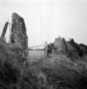 John Piper, ‘Photograph of a standing stone used in a wall on a farm at Llanllawer near Fishguard, Pembrokeshire’ [c.1930s–1980s]