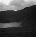 John Piper, ‘Photograph of the northern end of Llyn Arenig Fawr.  Y Castell (left) and Pen Tyrrau (right) in the background, Caernarvonshire, Wales’ [c.1930s–1980s]