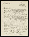 Henry Moore OM, CH, recipient: Kenneth Clark, ‘Letter from Henry Moore to Kenneth Clark’ 5 January 1941
