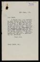 collection owner: Kenneth Clark, ‘Copy letter from Kenneth Clark to Henry Moore’ 25 June 1951