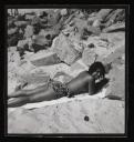 Eileen Agar, ‘Photograph of Ady (Adrienne Fidelin) lying on the beach’ September 1937