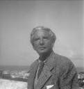 Eileen Agar, ‘Photograph of Joseph Bard by the sea at Sitio Litre, Puerto de la Cruz, Tenerife’ 1952–6