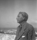 Eileen Agar, ‘Photograph of Joseph Bard by the sea at Sitio Litre, Puerto de la Cruz, Tenerife’ 1952–6