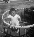Eileen Agar, ‘Photograph of infant, Maria Gordon, at the park’ 1952–6