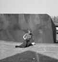Joseph Bard, ‘Photograph of Eileen Agar sitting in front of a wall’ September 1938