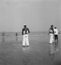 Eileen Agar, ‘Photograph of life guards on the beach in Toulon-sur-mer, France’ 1939