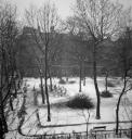 Eileen Agar, ‘Photograph of a snow scene at Bramham Gardens, London’ [1930s]