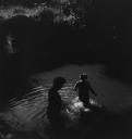 Eileen Agar, ‘Photograph of Catherine de Villiers and Princess Dilkusha de Rohan getting into a river in Sussex for a swim’ June 1941