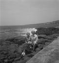 Mollie Gordon, ‘Photograph of Eileen Agar and Joseph Bard by the sea in Tenerife’ 1952–6